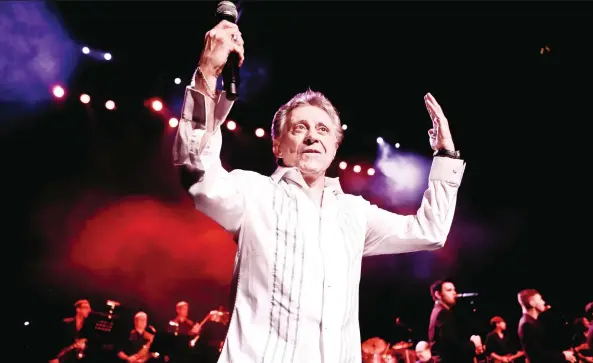  ?? THE HARTMAN GROUP ?? Frankie Valli says he has weathered changing musical tastes by ignoring them. “We just stayed at a level,” he says, “doing what we did.”