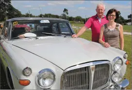  ??  ?? LEFT: Luke and Max Conway, Watergrass­hill, sitting on the wonderful Steam Engine owned by Ivor Deane from Innishanno­n. LEFT: FAR LEFT: Mary Carroll and Noel Sheehan, Kildorrery, honoured the memory of the late Lesley Harding when they brought his car...