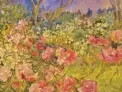  ??  ?? Michele Martin Taylor, Runaway Roses, 22” x 30” Watercolor