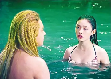  ??  ?? Jelly Lin stars in ‘The Mermaid’. — Photo by Sony Pictures ‘The Mermaid’