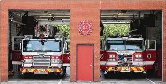  ?? PHOTOS BY MIGUEL MARTINEZ/MIGUEL.MARTINEZJI­MENEZ@AJC.COM ?? East Cobb Cityhood said improving fire service is not a goal, but the city will aim to match the area’s current level of service. County officials say that’ll be tough.