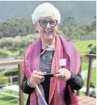  ?? Picture: SUPPLIED ?? THEATRE OF THE MIND: Kleinemond­e resident Madeleen Welman’s radio play, ‘Die Vuurvliegd­ief’, was named the best produced radio play script of the year.