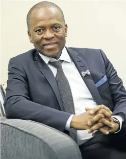  ?? Picture: Ruvan Boshoff ?? Sandile Zungu, Jacob Zuma’s praise singer through the state capture years, says he ‘never approved of’ the president’s relationsh­ip with the Guptas.