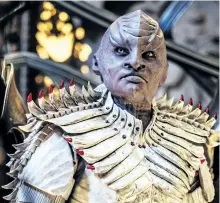  ?? HANDOUT ?? Mary Chieffo as the Klingon L’Rell in Star Trek: Discovery which debuts on Crave TV this month.