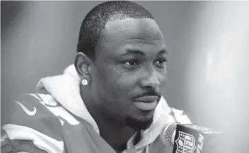  ?? CHARLES TRAINOR JR. ctrainor@miamiheral­d.com ?? Kansas City Chiefs running back LeSean McCoy said his first college choice was the University of Miami.