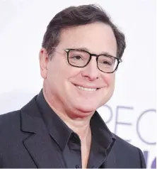  ??  ?? Bob Saget: “I’ll do jokes below my waist, but they really are innocuous, they’re like an 11-year-old that learned a bunch of bad words.”