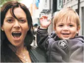  ??  ?? Dr Sarah Schenker with son Daniel, below, whom she has brought up ‘sugar-free’