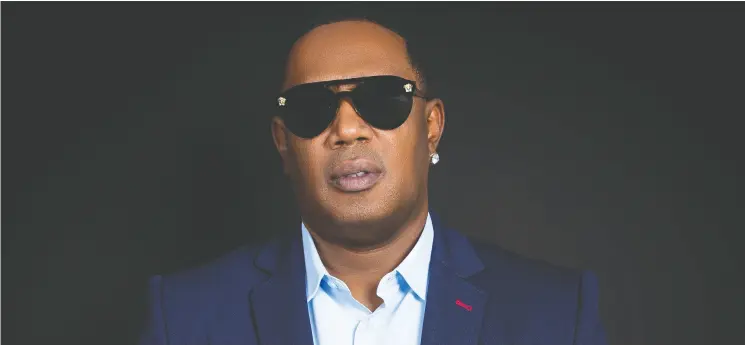  ?? MARTIN FRAMEZ ?? Percy Miller — a.k.a. Master P — has launched a popular line of grocery products including chips, ramen, flour, rice, breakfast cereal, frying mix and other pantry staples.
“I feel like the only way to get justice and change now is through economic empowermen­t,” the 54-year-old music mogul says.
