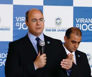  ?? ANDRÉ MELO/PARCEIRO ?? O governador do Estado do Rio, Wilson Witzel, sofre pressão de todos os lados