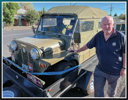  ?? PHOTO: DUBBO PHOTO NEWS ?? Melbourne’s John Brooksmith is pictured preparing to leave Dubbo after the Morris Register gathering in the city.