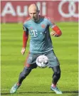  ?? FOTO: AFP ?? Arjen Robben am Dienstag.