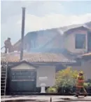  ?? FRANCISCO BARRANTES ?? Desde el hotel se dijo que el fuego dañó la fachada y la casa del dueño.