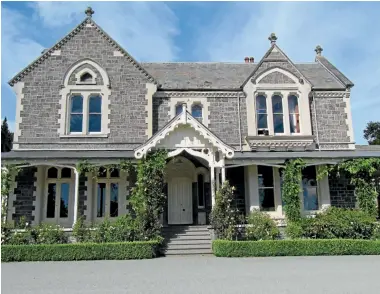  ?? PHOTO: ESTHER ASHBY-COVENTRY/STUFF ?? Castle Claremont, the closest thing Timaru has to a royal estate, is up for sale.