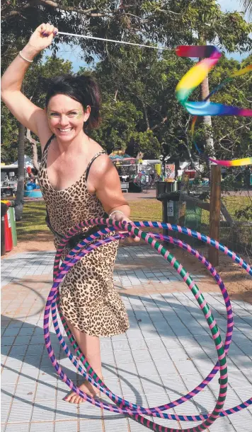  ?? Picture: KATRINA BRIDGEFORD ?? Fairy Jill will enjoy the last Sunday Mindil market tonight