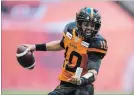  ?? CANADIAN PRESS FILE PHOTO ?? Jonathon Jennings will start Saturday for the B.C. Lions against the Ticats.