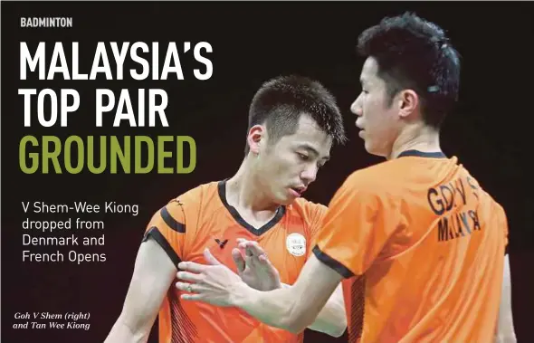  ??  ?? Goh V Shem (right) and Tan Wee Kiong