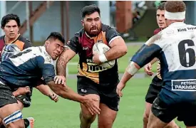  ??  ?? Midfielder Tyler Tane has added plenty to the Rams’ attack since his debut against Petone in the last round of the Swindale.