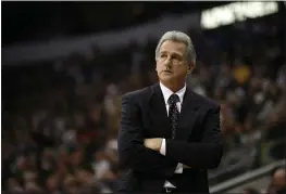  ?? TONY GUTIERREZ — THE ASSOCIATED PRESS, FILE ?? Former Kings coach Paul Westphal looks on during a 2009 game against the Mavericks in Dallas. Westphal, the Hall of Fame basketball player, has died. The Suns confirmed his death on Saturday.