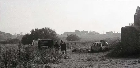  ?? | PHOTO : ARCHIVES OUEST FRANCE ?? Le corps de Marie-Michèle Calvez a été découvert dans sa voiture, dans la commune du Guilvinec, en septembre 1994.