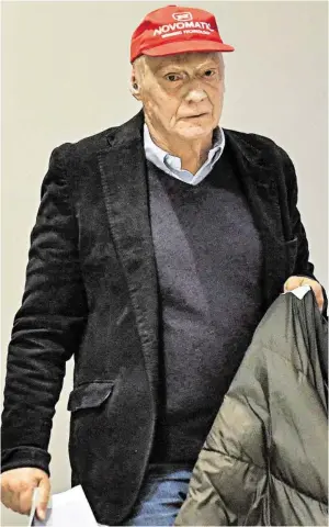  ?? BILD: SN/APA/ROBERT JAEGER ?? Schon-wieder-Airline-Gründer Niki Lauda.