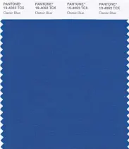  ?? PANTONE COLOR INSTITUTE VIA AP ?? A Classic Blue colour swatch.