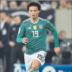  ??  ?? Sané La gran sorpresa en la lista de Löw con ALemania