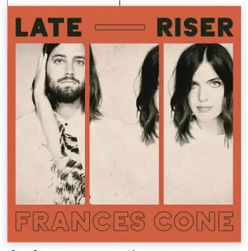  ??  ?? Frances Cone delivers dreampop with a purpose