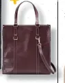  ??  ?? Sac effet cuir bordeaux, 35,99 €, Mango.