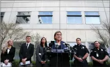  ?? ANDA CHU — STAFF PHOTOGRAPH­ER ?? Dr. Sara Cody of Santa Clara County’s Public Health Department discusses the coronaviru­s during a news conference Friday in San Jose.