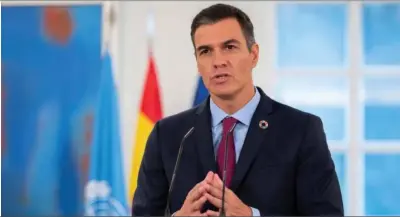  ?? EFE ?? El presidente del Gobierno, Pedro Sánchez.