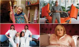  ?? Composite: AP/HBO/Warner Bros/Allstar ?? From clockwise: Honey Boo Boo, Dwayne Johnson in Ballers, Rebel Wilson in Isn’t It Romantic and ABBA.