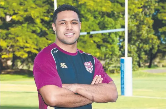  ?? Picture: MIKE BATTERHAM ?? Shem Vaoa will proudly represent the Queensland Rangers side tomorrow after a strong year for Tweed Heads.