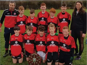  ??  ?? The Tarbert NS team at the Allianz Cumann na mBunscol Mini Sevens Final