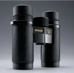  ??  ?? The Monarch HG binoculars are well constructe­d, well armoured, and have a mark of quality about them