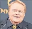  ?? Actor-comedian Louie Anderson died at the age of 68 on Friday of complicati­ons from cancer. ??