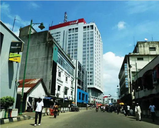  ?? AKINWUNMI IBRAHIM ?? A view of Lagos financial district