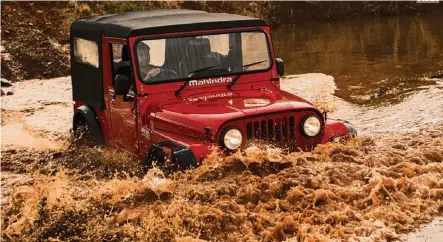  ??  ?? Mahindra Thar continues a direct line from the first Willys-based models