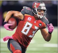  ?? Bill Haber / Associated Press ?? Fromer NFL WR Vincent Jackson was found dead Monday in a Florida hotel room.