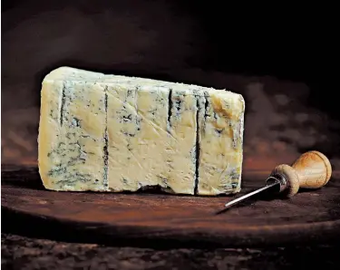  ?? E. JASON WAMBSGANS/CHICAGO TRIBUNE; SHANNON KINSELLA/FOOD STYLING ?? Gorgonzola, the Italian blue cheese famed for its rich, tangy flavor, ranks third among exports of the country’s protected cheeses.