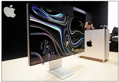  ?? AP ?? A tweet Friday by President Donald Trump said Apple products like this Mac Pro desktop computer “will not be given Tariff waiver, or relief” and that the company should “Make them in the USA, no Tariffs!”