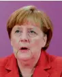  ?? AFP file ?? Angela Merkel and Martin Schulz are hoping to end their parties’ ‘grand coalition’ and to form a new government with smaller allies. —