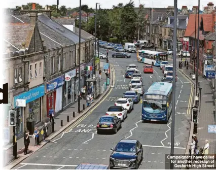  ?? ?? Campaigner­s have called for another redesign of Gosforth High Street