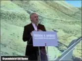  ??  ?? Kryeminist­ri Edi Rama