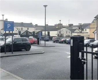  ??  ?? A motorist is refusing to pay a fine she was given after parking at the Elder Mews/Derwen Road car park in Bridgend