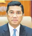  ??  ?? Datuk Seri Mohamed Azmin Ali