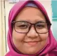  ??  ?? Hariza Aina Mohd Rafi