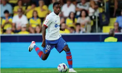  ?? ?? The Barcelona forward Ansu Fati, who has nine Spain caps, has joined Brighton on loan. Photograph: Jose Breton/NurPhoto/Shuttersto­ck