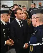  ??  ?? Emmanuel Macron à Calais, mardi.