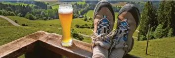  ?? Foto: Karl-Josef Hildenbran­d, dpa ?? Wandern und Weizenbier: So stellen sich die Reiseführe­r-Autoren Urlaub in Bayern vor.