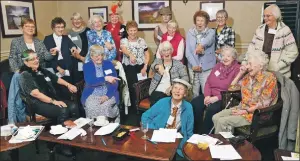  ??  ?? Members of the Lochaber Sensory Care social group dressed up for their 1930stheme­d murder mystery event recently.